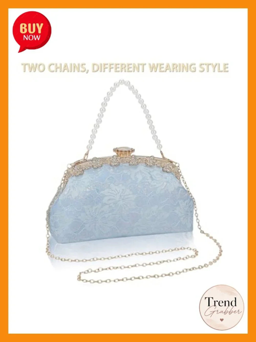 Lace Formal Evening Clutch Rhinestone Prom Wedding Bag Crossbody